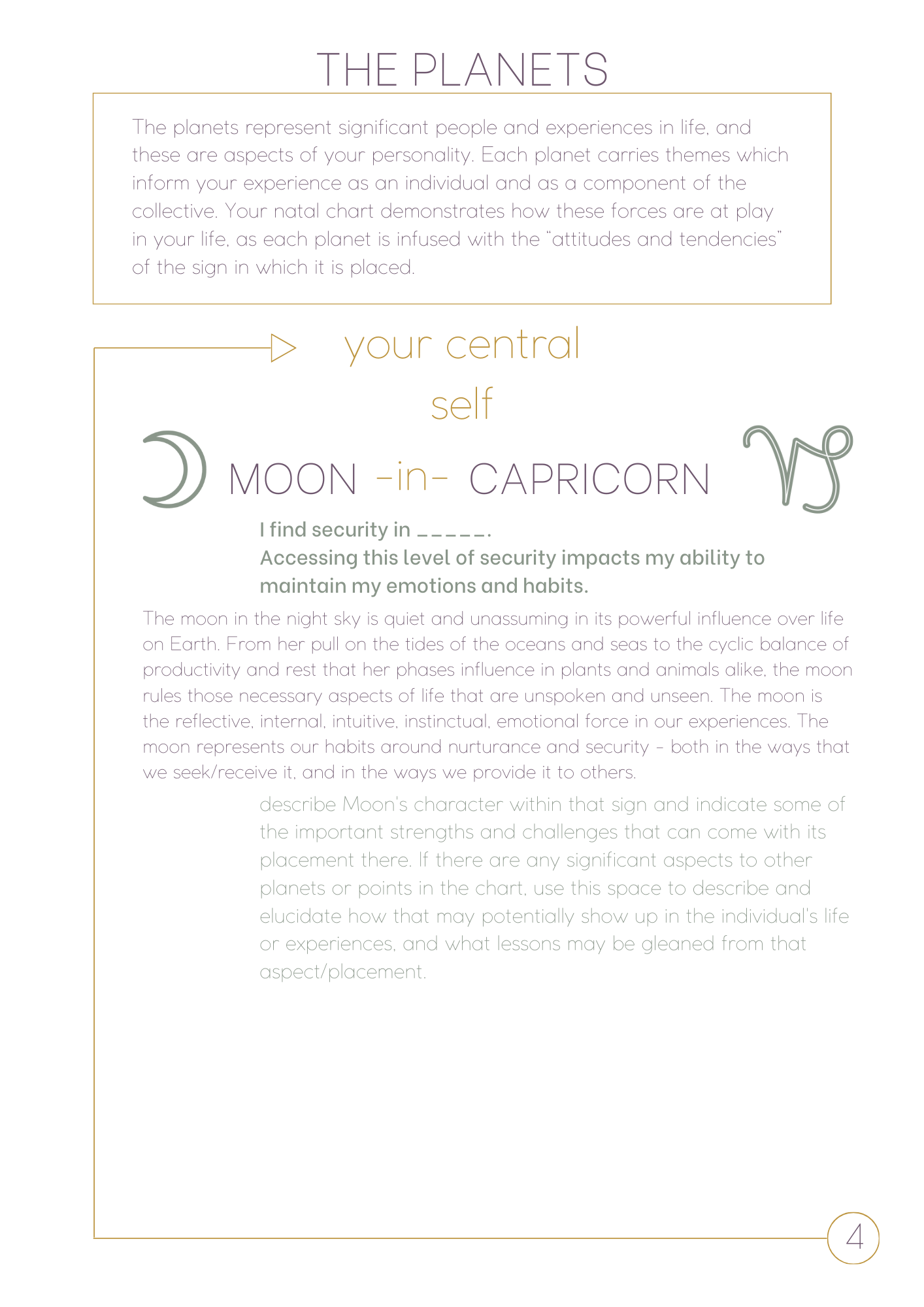 Comprehensive Astrological Profile with Lunar Emphasis