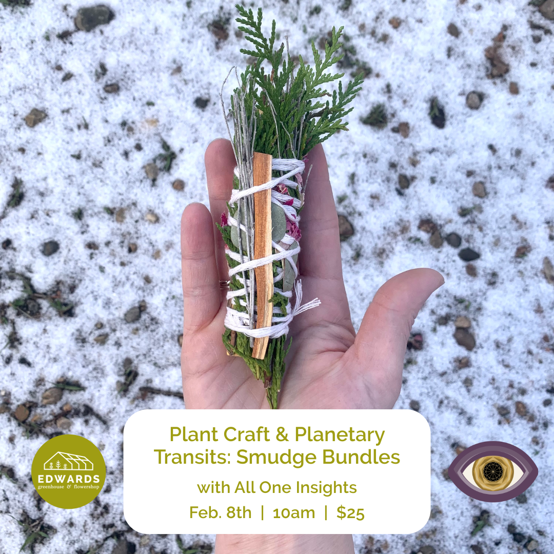 Plant Craft and Planetary Transits: Smudge Bundles / Saturday, February 8 at 10a